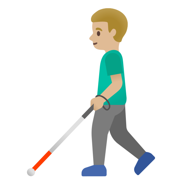 Emoji U1f468 1f3fc 200d 1f9af