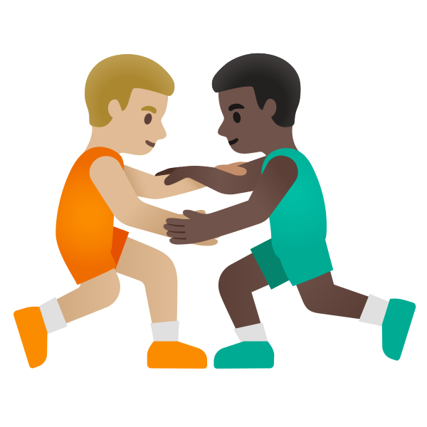 Emoji U1f468 1f3fc 200d 1faef 200d 1f468 1f3ff