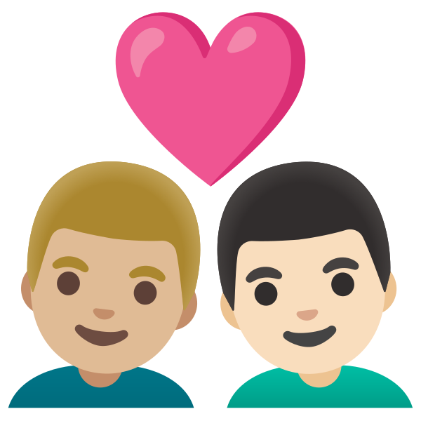 Emoji U1f468 1f3fc 200d 2764 200d 1f468 1f3fb