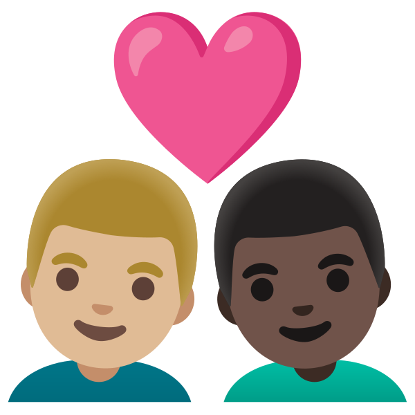 Emoji U1f468 1f3fc 200d 2764 200d 1f468 1f3ff