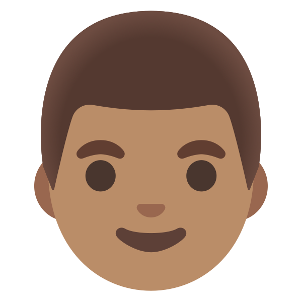Emoji U1f468 1f3fd