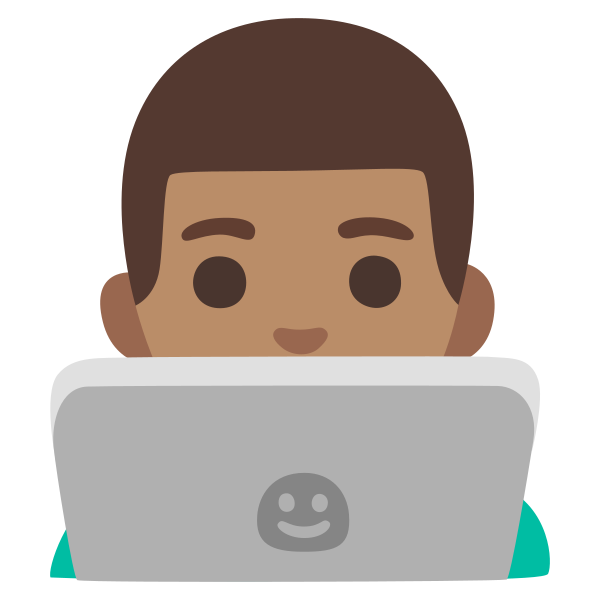 Emoji U1f468 1f3fd 200d 1f4bb
