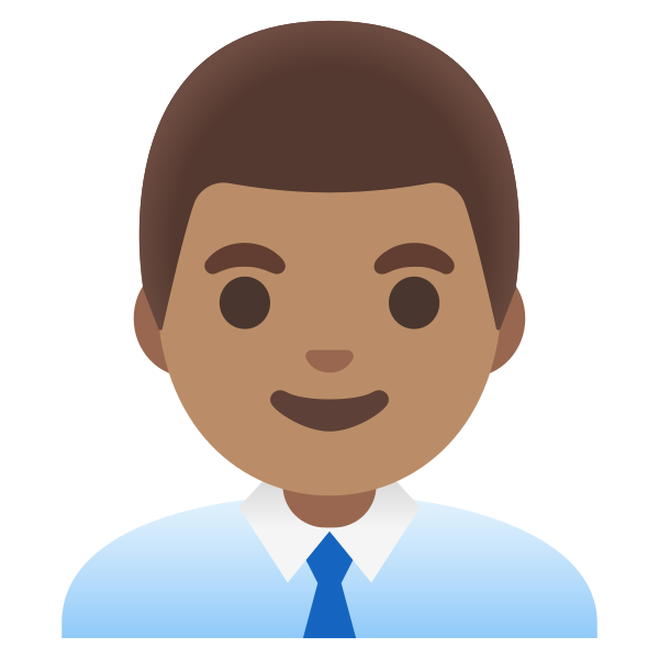 Emoji U1f468 1f3fd 200d 1f4bc