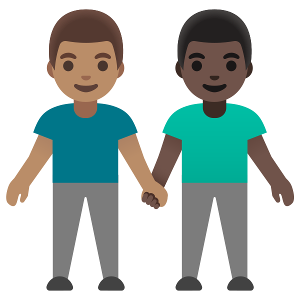 Emoji U1f468 1f3fd 200d 1f91d 200d 1f468 1f3ff