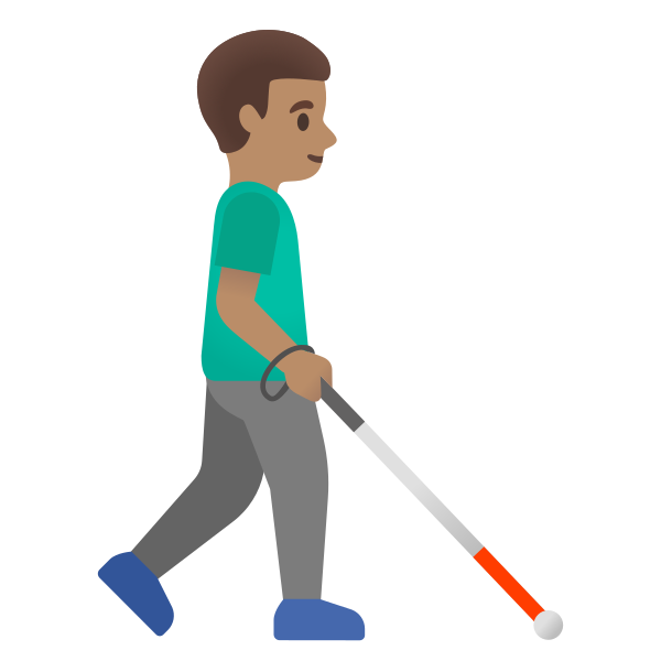 Emoji U1f468 1f3fd 200d 1f9af 200d 27a1
