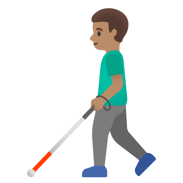 Emoji U1f468 1f3fd 200d 1f9af