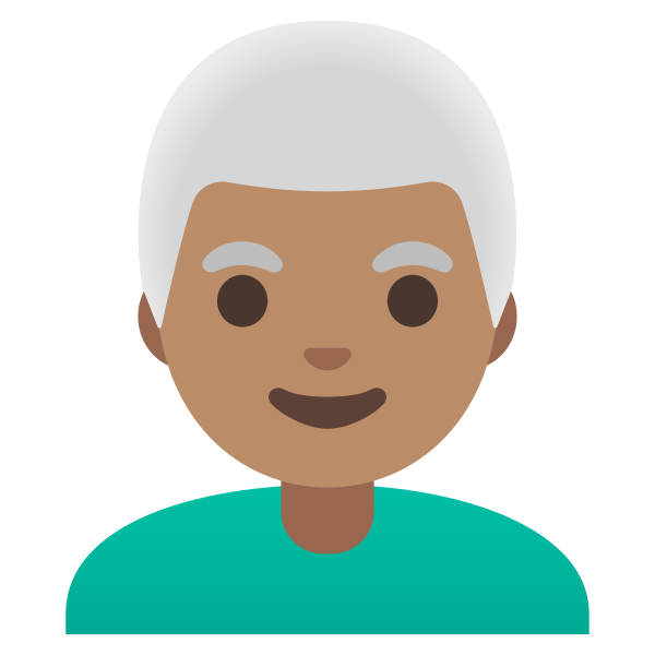 Emoji U1f468 1f3fd 200d 1f9b3