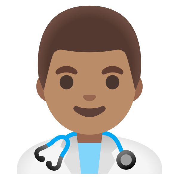 Emoji U1f468 1f3fd 200d 2695