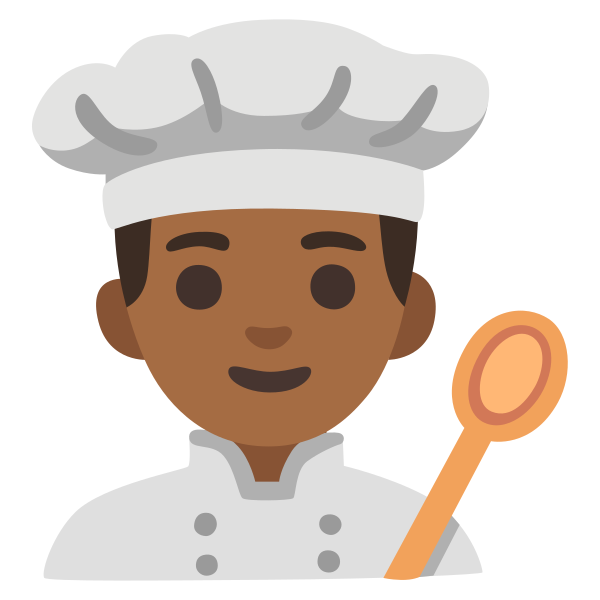 Emoji U1f468 1f3fe 200d 1f373