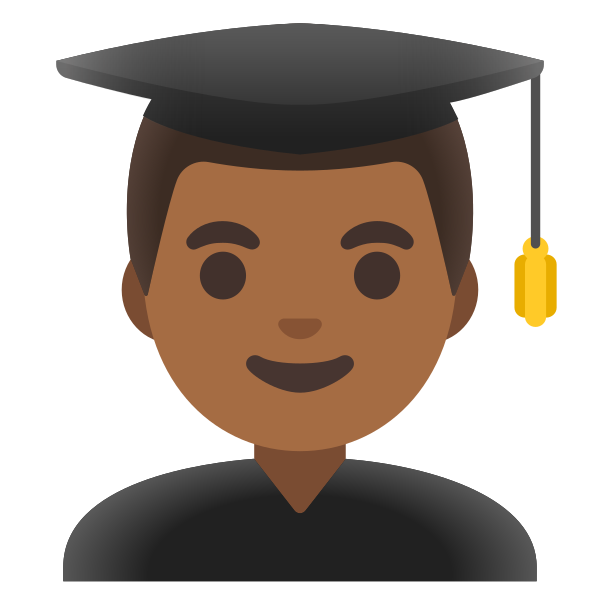 Emoji U1f468 1f3fe 200d 1f393