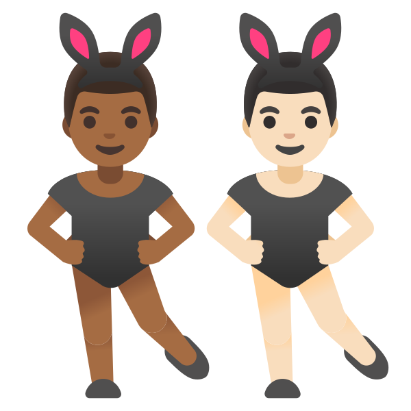 Emoji U1f468 1f3fe 200d 1f430 200d 1f468 1f3fb