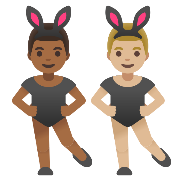 Emoji U1f468 1f3fe 200d 1f430 200d 1f468 1f3fc