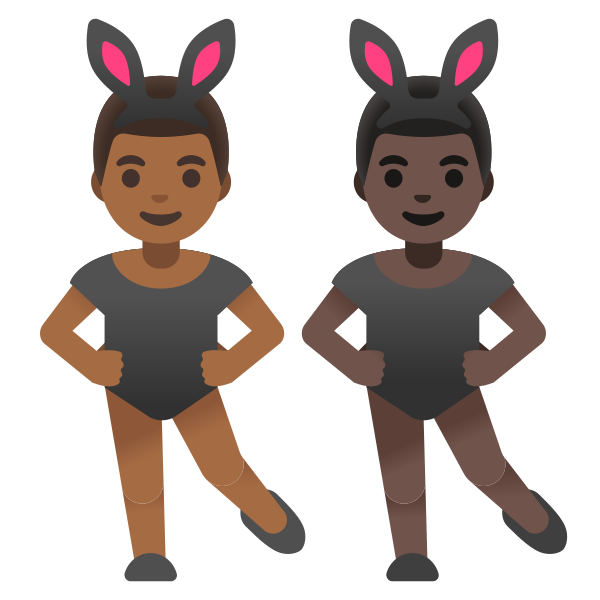 Emoji U1f468 1f3fe 200d 1f430 200d 1f468 1f3ff