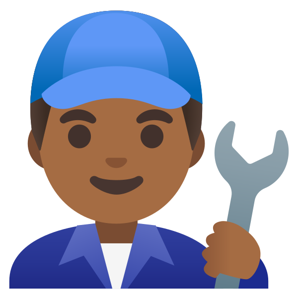 Emoji U1f468 1f3fe 200d 1f527