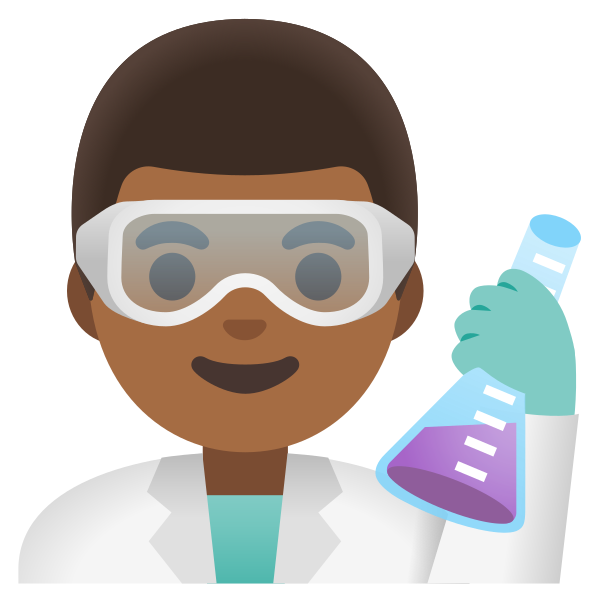 Emoji U1f468 1f3fe 200d 1f52c