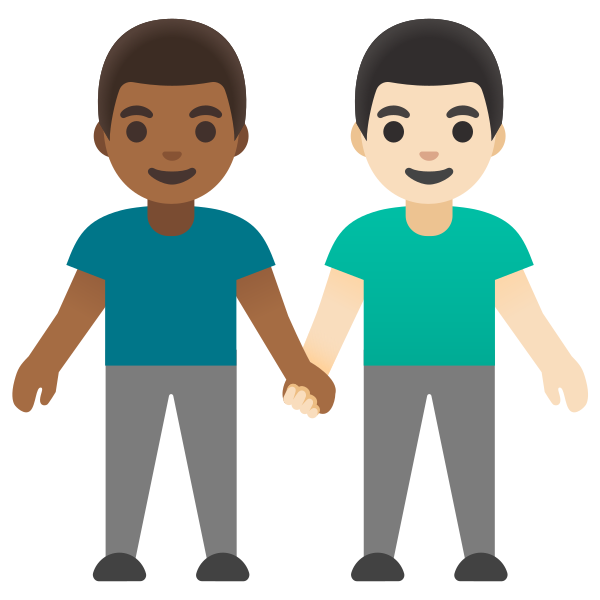 Emoji U1f468 1f3fe 200d 1f91d 200d 1f468 1f3fb