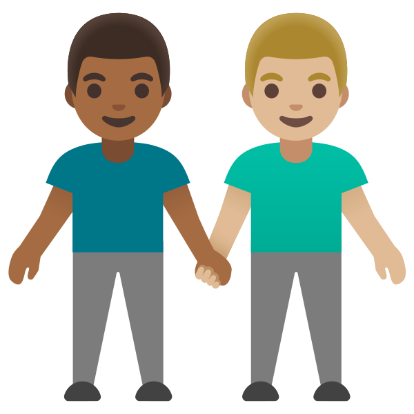 Emoji U1f468 1f3fe 200d 1f91d 200d 1f468 1f3fc