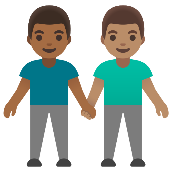Emoji U1f468 1f3fe 200d 1f91d 200d 1f468 1f3fd