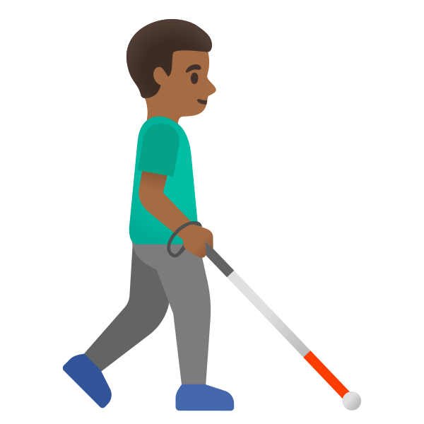 Emoji U1f468 1f3fe 200d 1f9af 200d 27a1