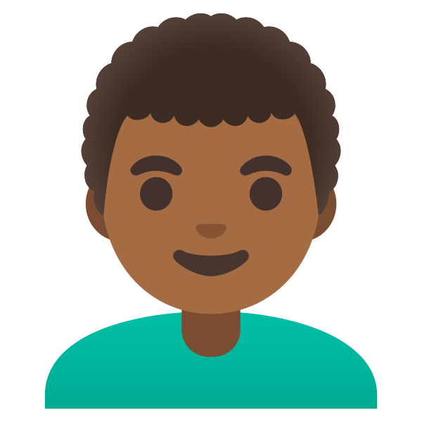 Emoji U1f468 1f3fe 200d 1f9b1