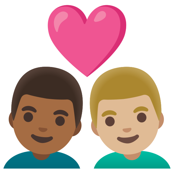 Emoji U1f468 1f3fe 200d 2764 200d 1f468 1f3fc