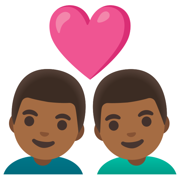 Emoji U1f468 1f3fe 200d 2764 200d 1f468 1f3fe