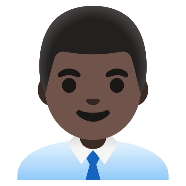 Emoji U1f468 1f3ff 200d 1f4bc