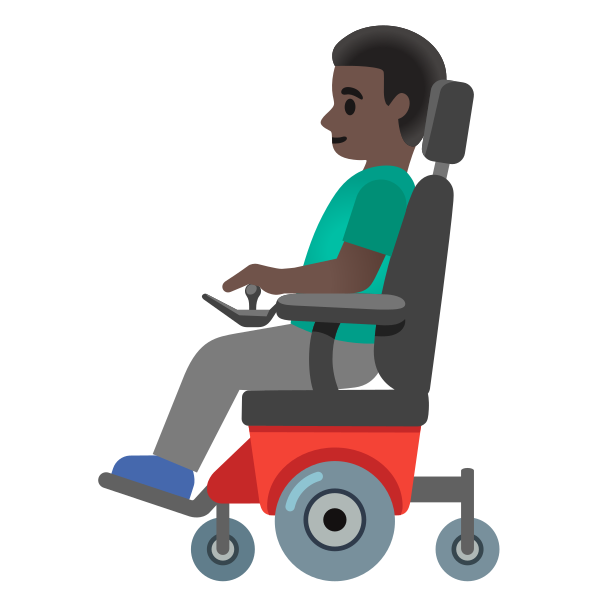 Emoji U1f468 1f3ff 200d 1f9bc