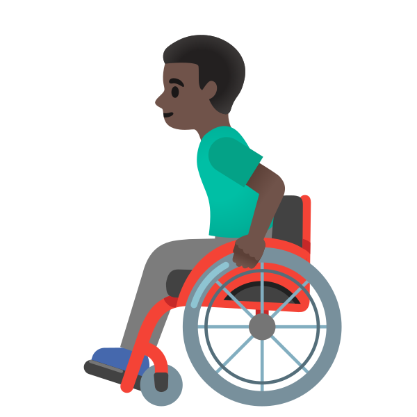 Emoji U1f468 1f3ff 200d 1f9bd