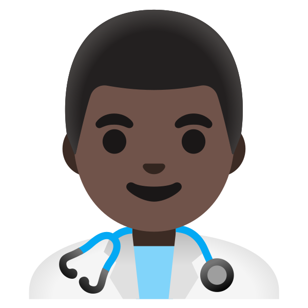 Emoji U1f468 1f3ff 200d 2695