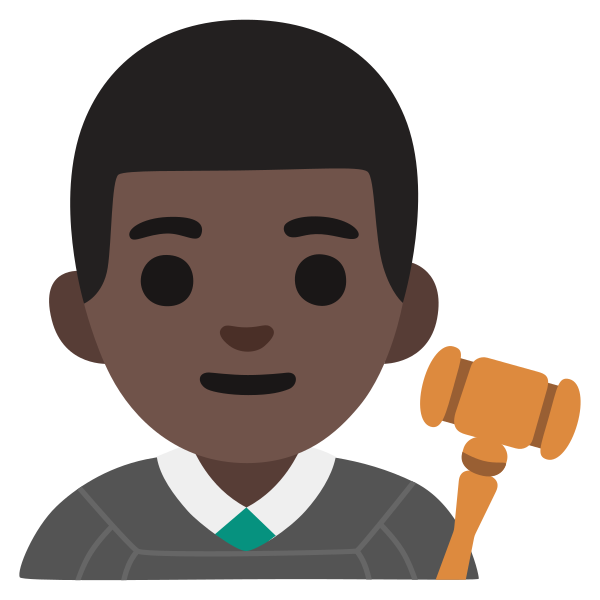 Emoji U1f468 1f3ff 200d 2696