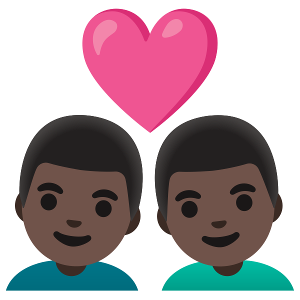 Emoji U1f468 1f3ff 200d 2764 200d 1f468 1f3ff