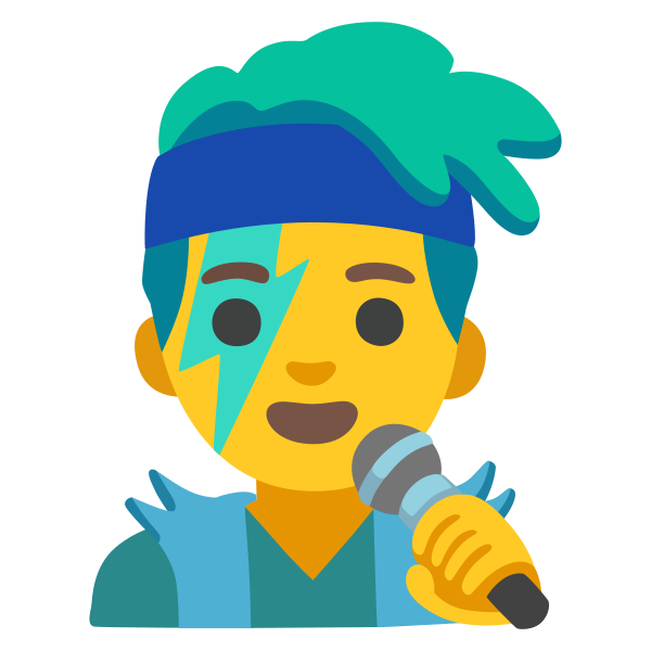 Emoji U1f468 200d 1f3a4
