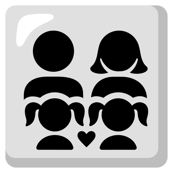 Emoji U1f468 200d 1f469 200d 1f467 200d 1f467