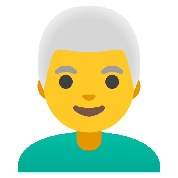 Emoji U1f468 200d 1f9b3