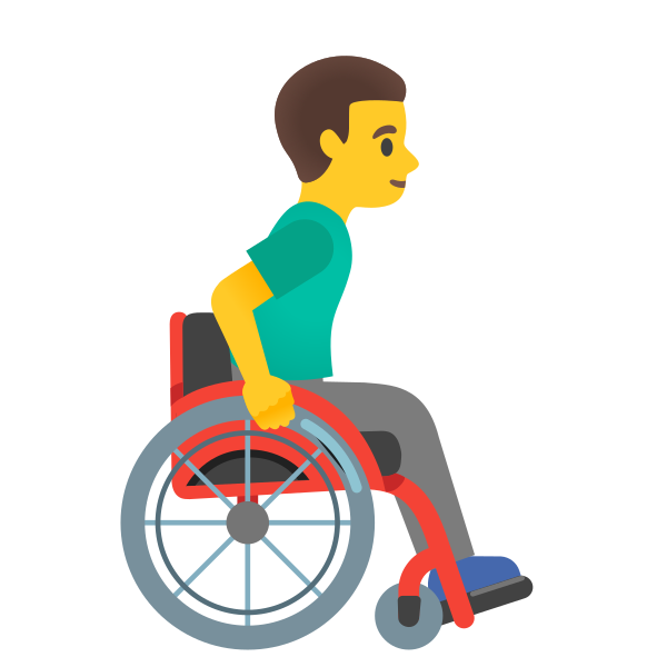 Emoji U1f468 200d 1f9bd 200d 27a1