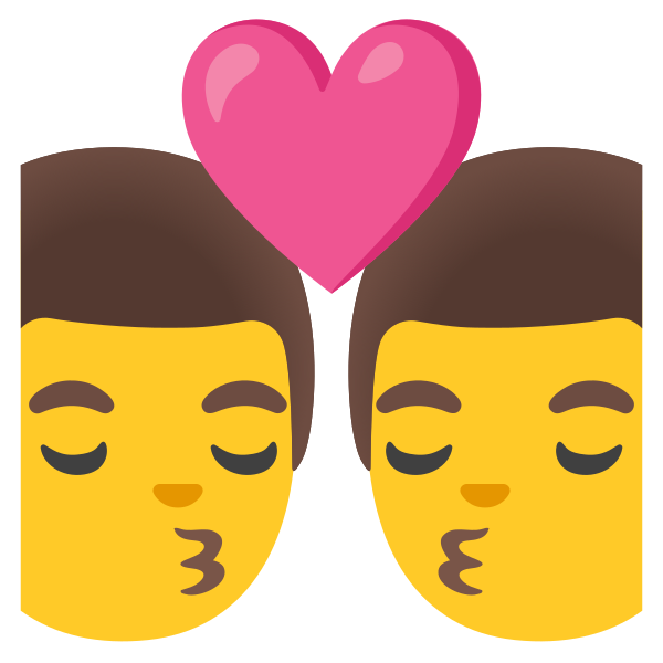 Emoji U1f468 200d 2764 200d 1f48b 200d 1f468