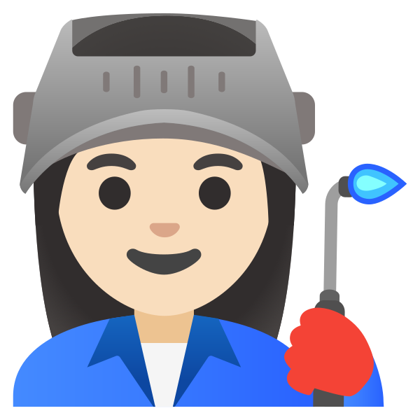 Emoji U1f469 1f3fb 200d 1f3ed