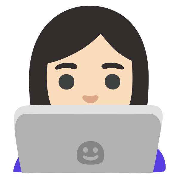 Emoji U1f469 1f3fb 200d 1f4bb