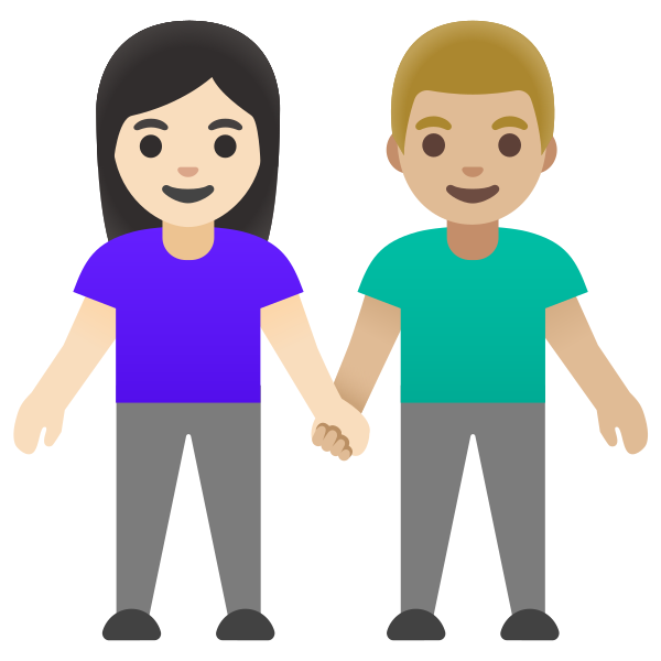 Emoji U1f469 1f3fb 200d 1f91d 200d 1f468 1f3fc