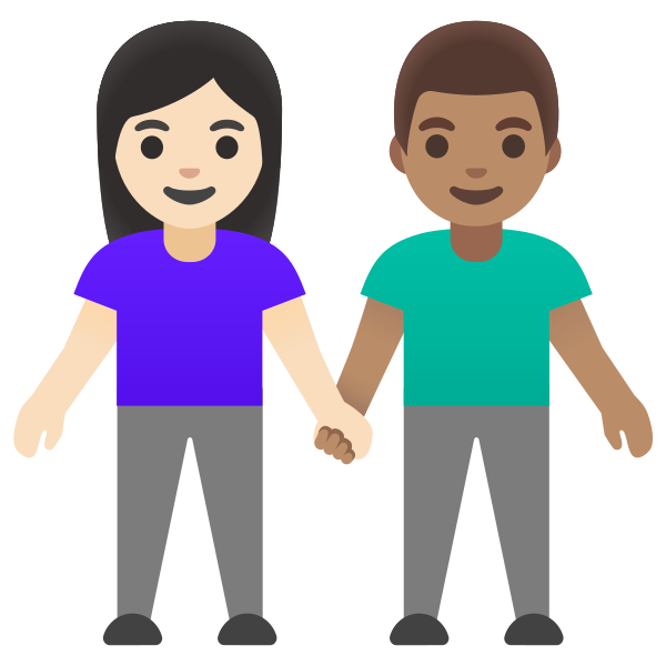 Emoji U1f469 1f3fb 200d 1f91d 200d 1f468 1f3fd