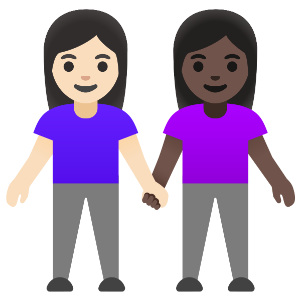 Emoji U1f469 1f3fb 200d 1f91d 200d 1f469 1f3ff