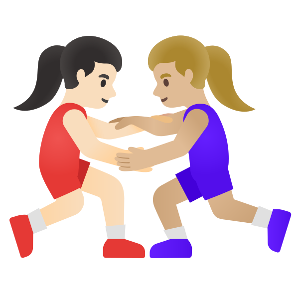 Emoji U1f469 1f3fb 200d 1faef 200d 1f469 1f3fc