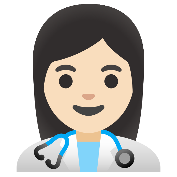 Emoji U1f469 1f3fb 200d 2695