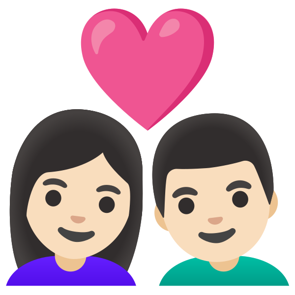 Emoji U1f469 1f3fb 200d 2764 200d 1f468 1f3fb