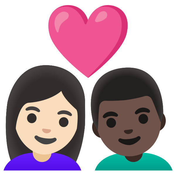 Emoji U1f469 1f3fb 200d 2764 200d 1f468 1f3ff