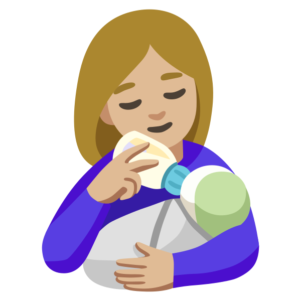 Emoji U1f469 1f3fc 200d 1f37c