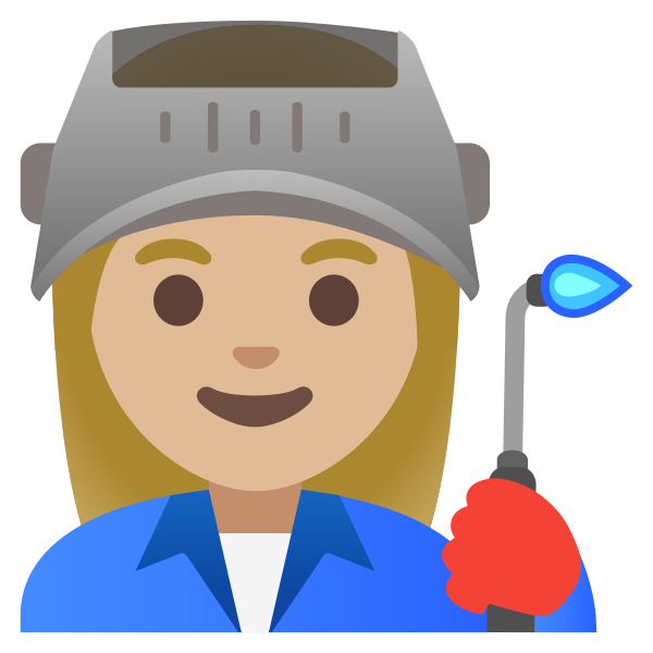 Emoji U1f469 1f3fc 200d 1f3ed