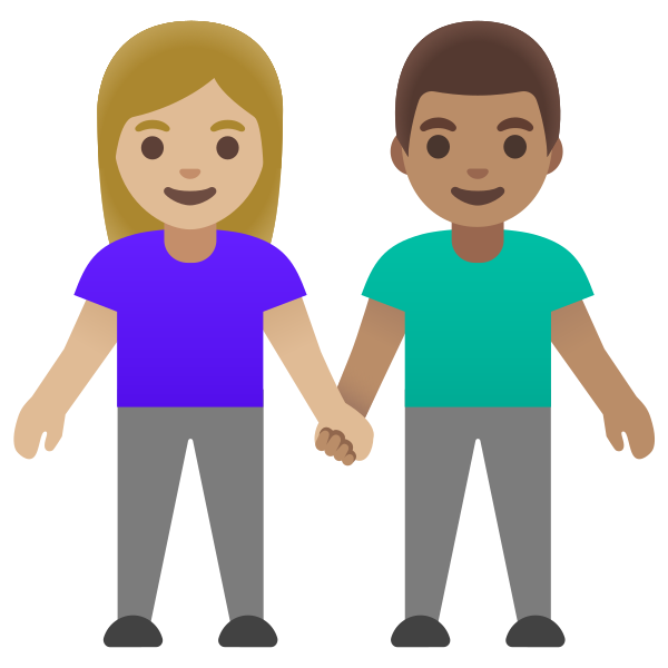 Emoji U1f469 1f3fc 200d 1f91d 200d 1f468 1f3fd