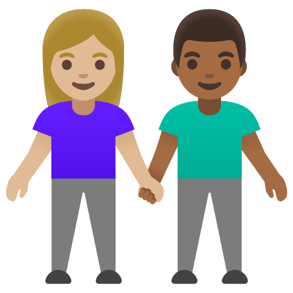 Emoji U1f469 1f3fc 200d 1f91d 200d 1f468 1f3fe